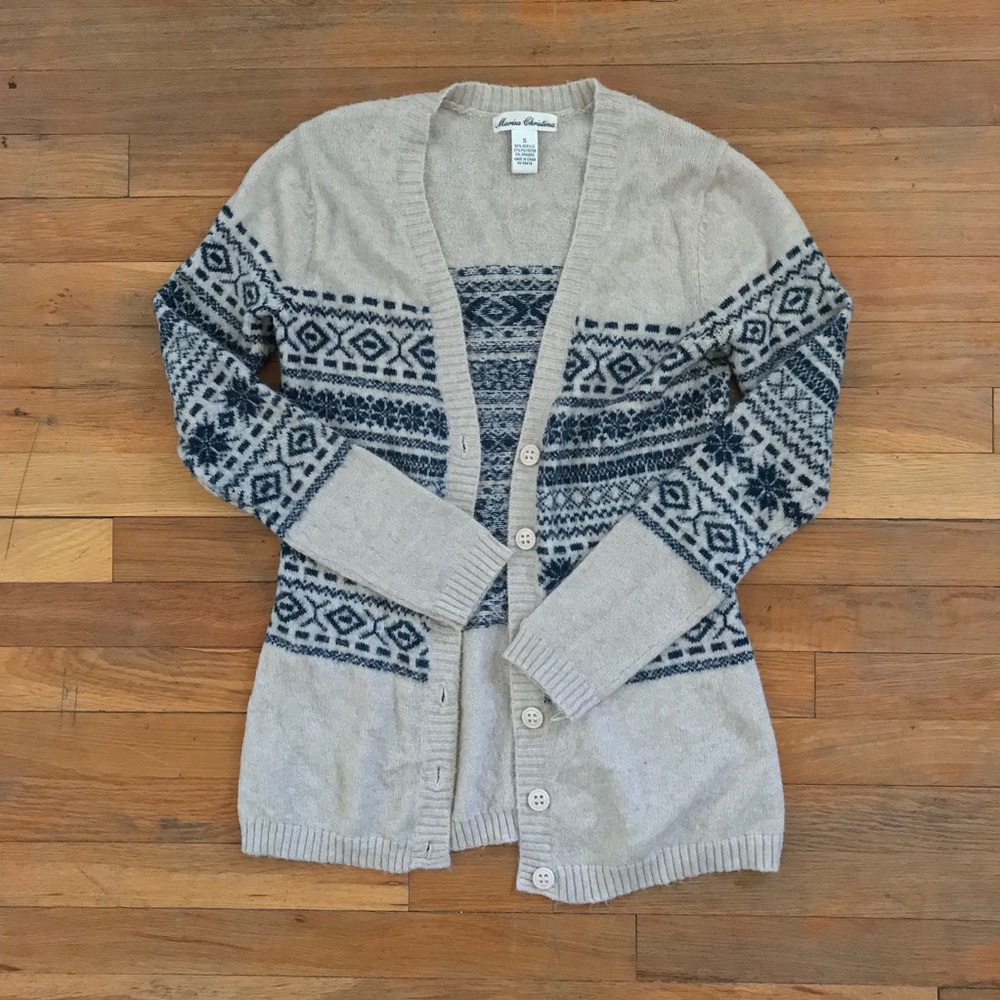 Cute Grandpa Style Cardigan